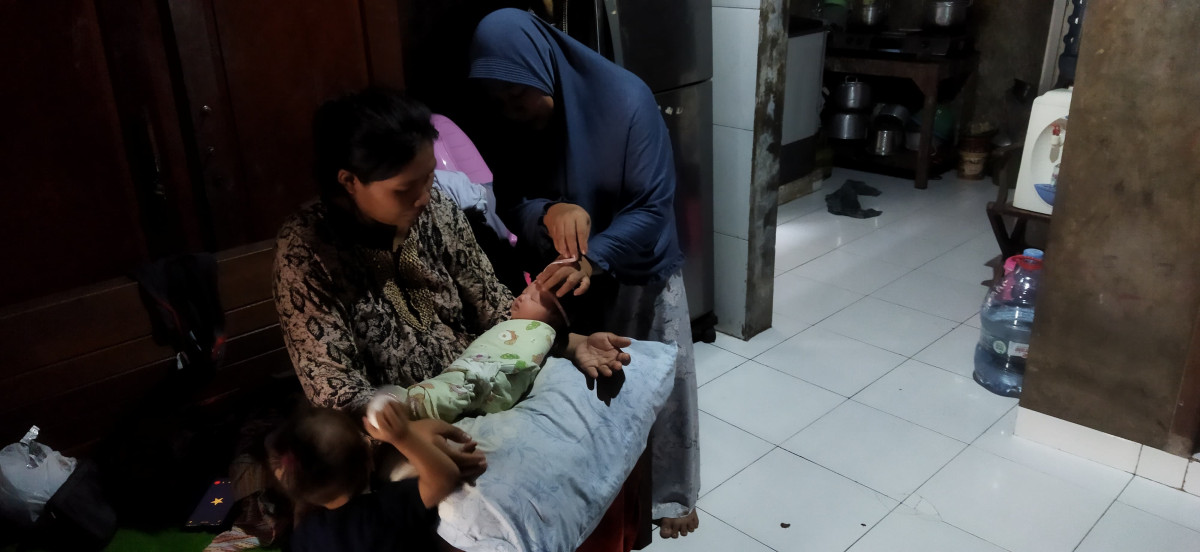 Kunjungan kader dirumah ibu pasca bersalin