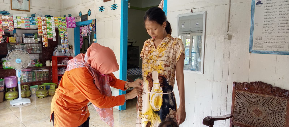 Kunjungan Rumah Bumil  Kader TPK