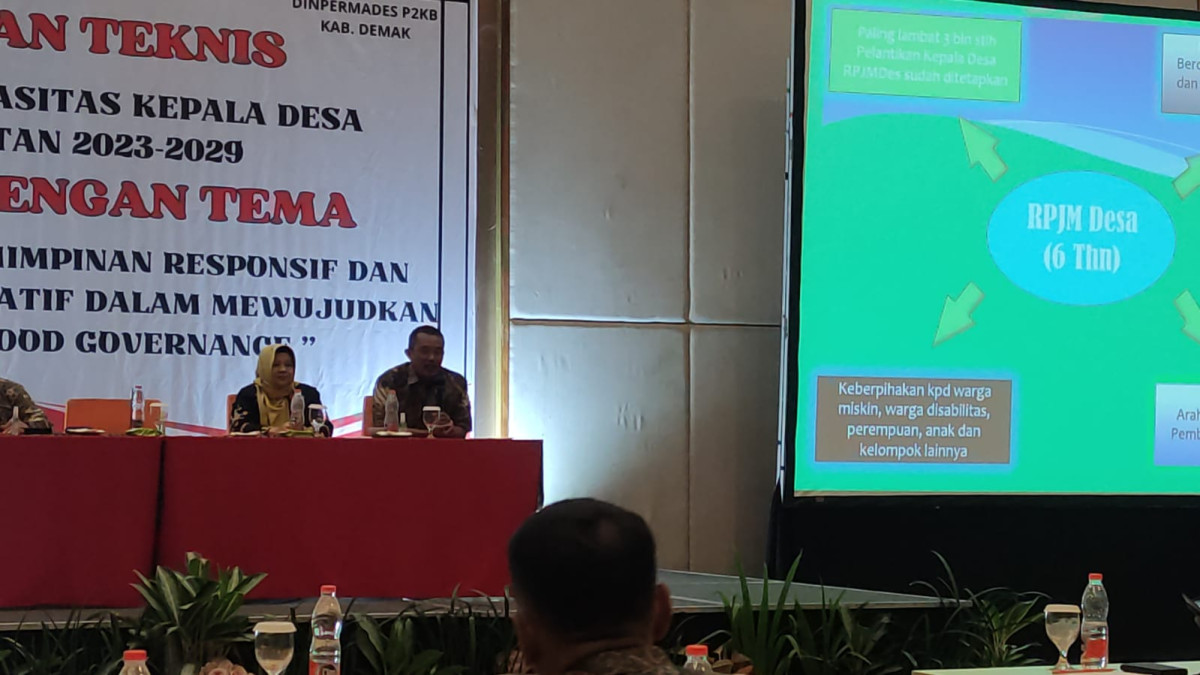 bimbingan tehnis kepala desa yang baru