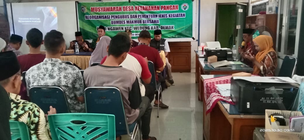 Rapat musyawarah  ketahanan pangan