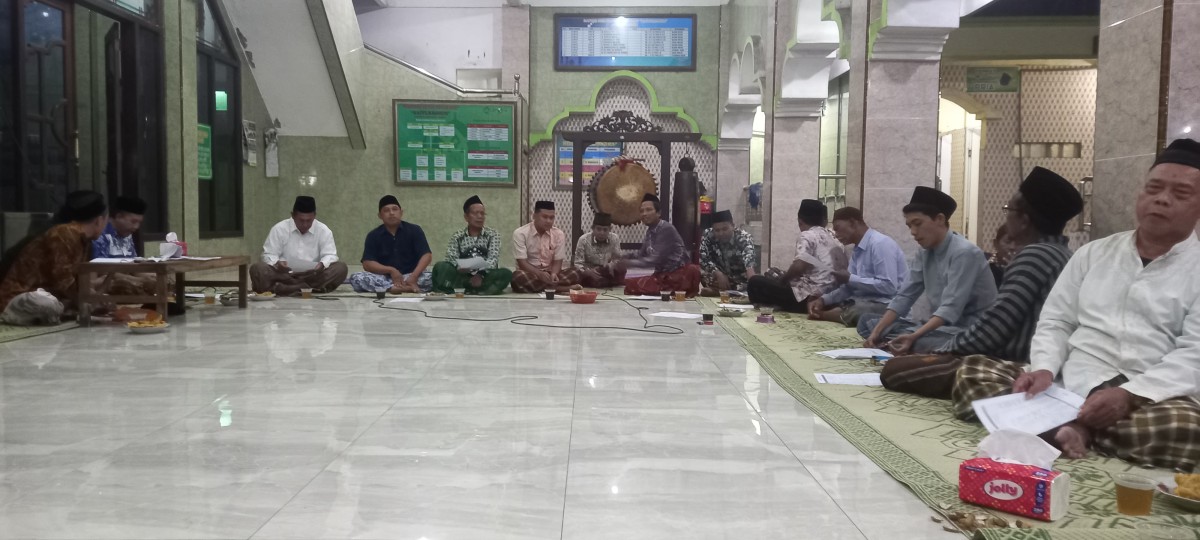 Rapat pengurus persiapan khoul mbh Sulaeman