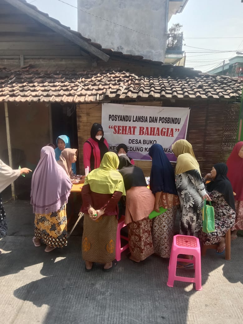 Kegiatan Posyandu Lansia dan Posbindu Melati I (Satu)
