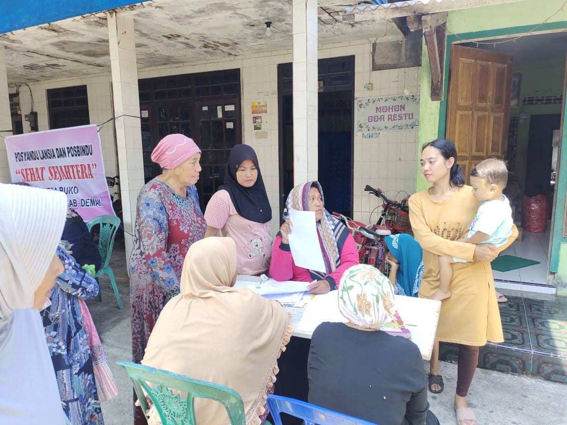Kegiatan Posyandu Lansia dan Posbindu Melati II (Dua)