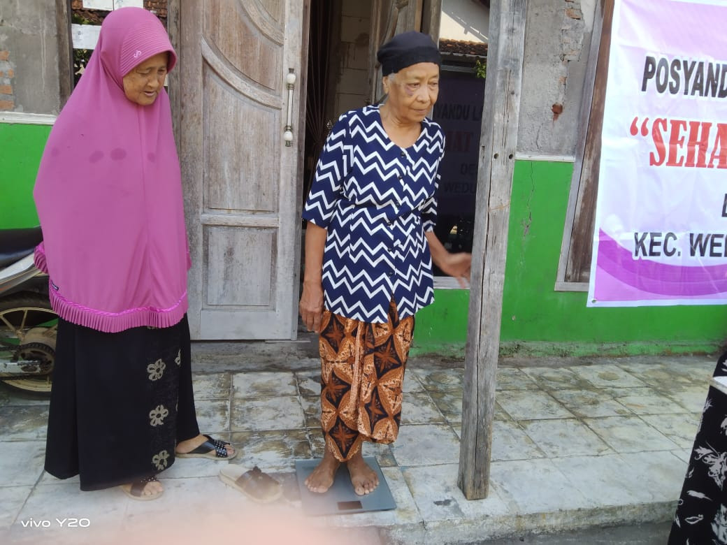 Kegiatan Posyandu Lansia dan Posbindu Melati II (Dua) Bulan Maret