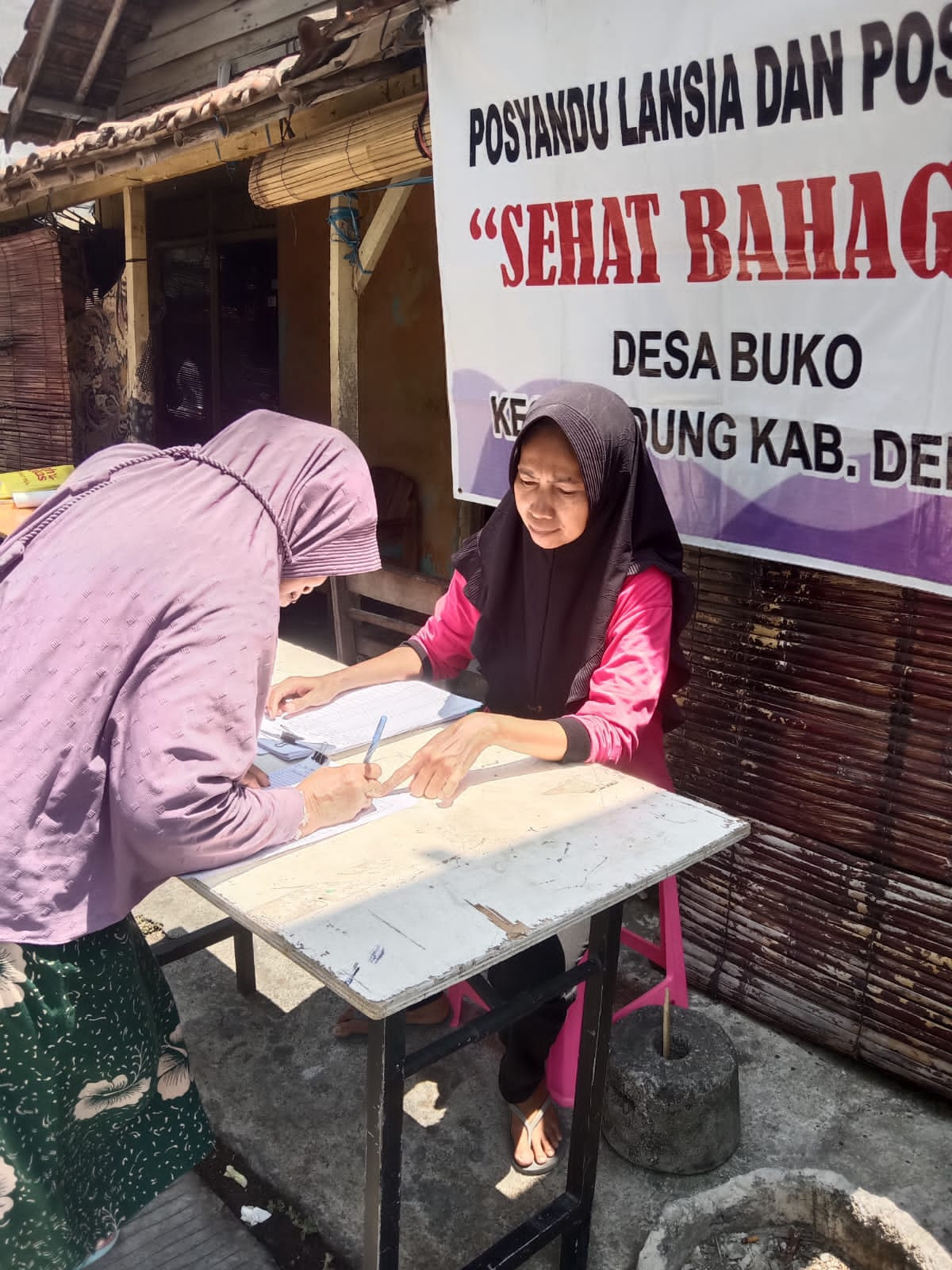 Posyandu Lansia dan Posbindu Melati I ( Satu) Bulan Oktober