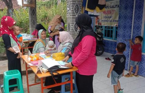kegiatan Posyandu Balita  Melati III ( Tiga) Bulan November