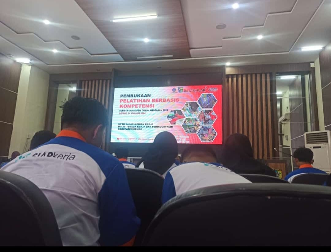 Pembukaan Pelatihan Berbasis Kompetisi Program Siap Kerja