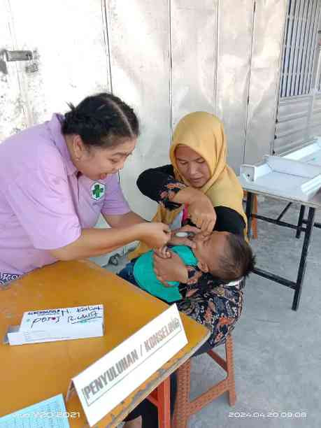 Posyandu Balita Melati III ( Tiga) Bulan April 2024