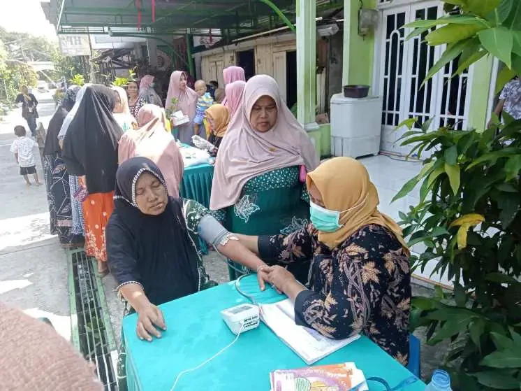 Kegiatan Posyandu Lansia Dan Posbindu Melati II (Dua) Bulan Juni 2024