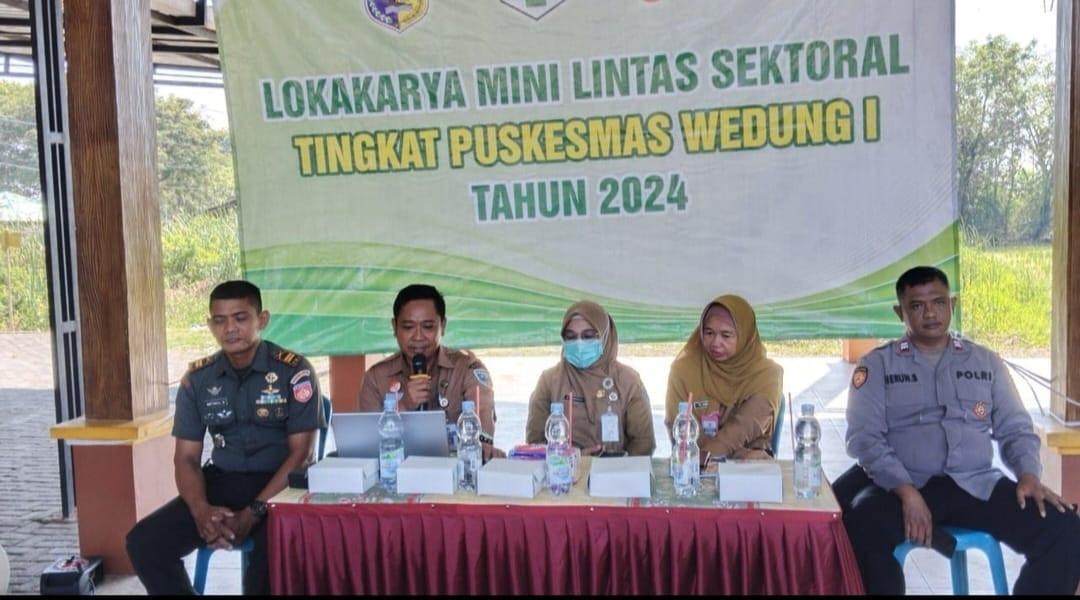 LOKAKARYA MINI LINTAS SEKTORAL TINGKAT PUSKESMAS WEDUNG I TAHUN 2024