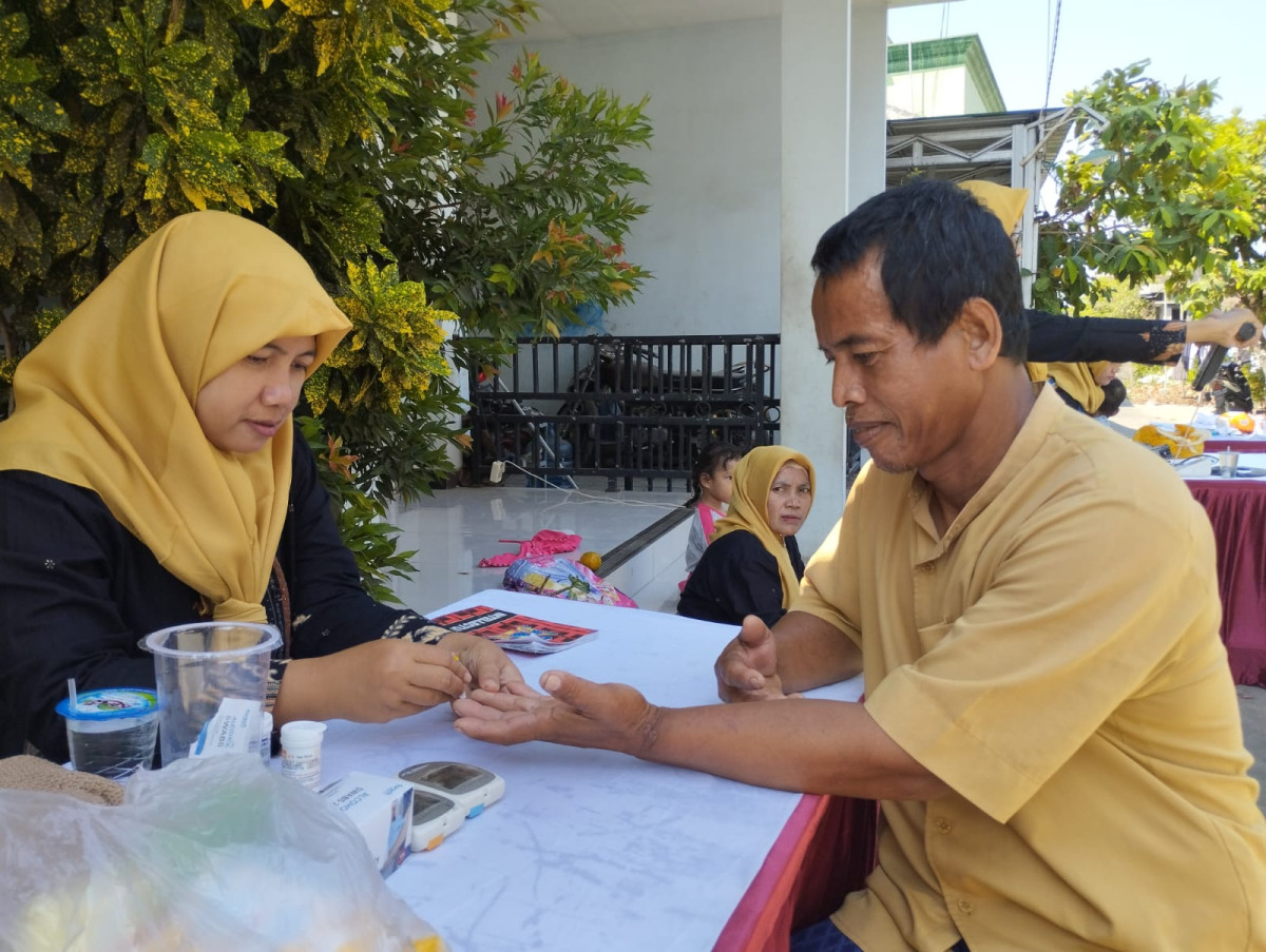 Kegiatan Posyandu Lansia dan Posbindu Melati III ( Tiga) bulan Agustus 2024