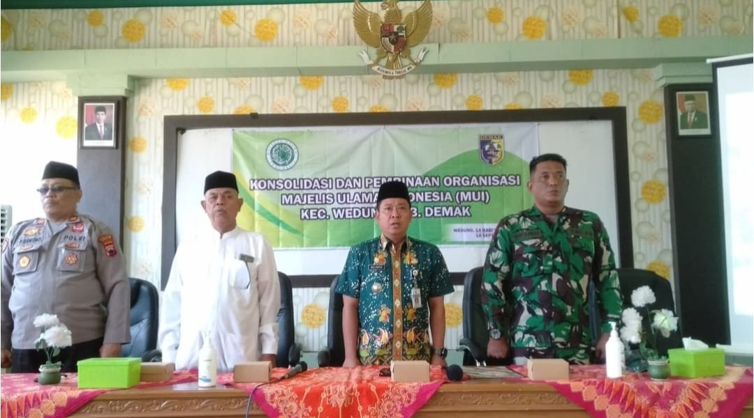 Konsolidasi dan Pembinaan Organisasi majelis Ulama Indonesia (MUI) Kecamatan Wedung