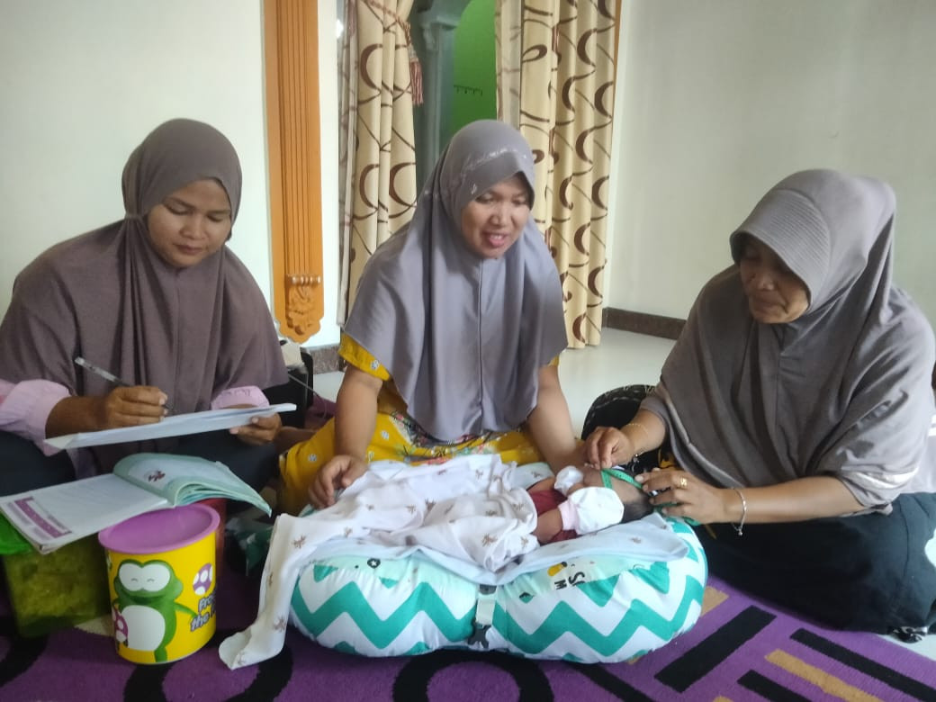 Kegiatan TPK ( Tim Pendampingan Keluarga) Sasaran Baduta 0-28 Bulan Oktober 2024