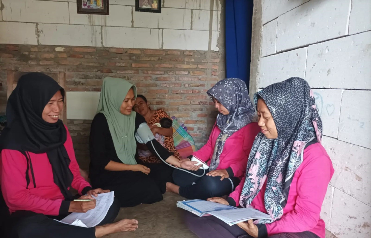 Kegiatan TPK ( Tim Pendampingan Keluarga) Sasaran Ibu Pasca Salin Bulan Oktober 2024