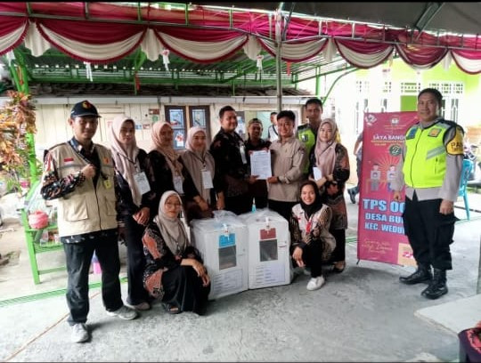 Pengiriman Kotak Suara KPPS Kepada PPS Desa Buko Pilkada Kabupaten Demak Tahun 2024
