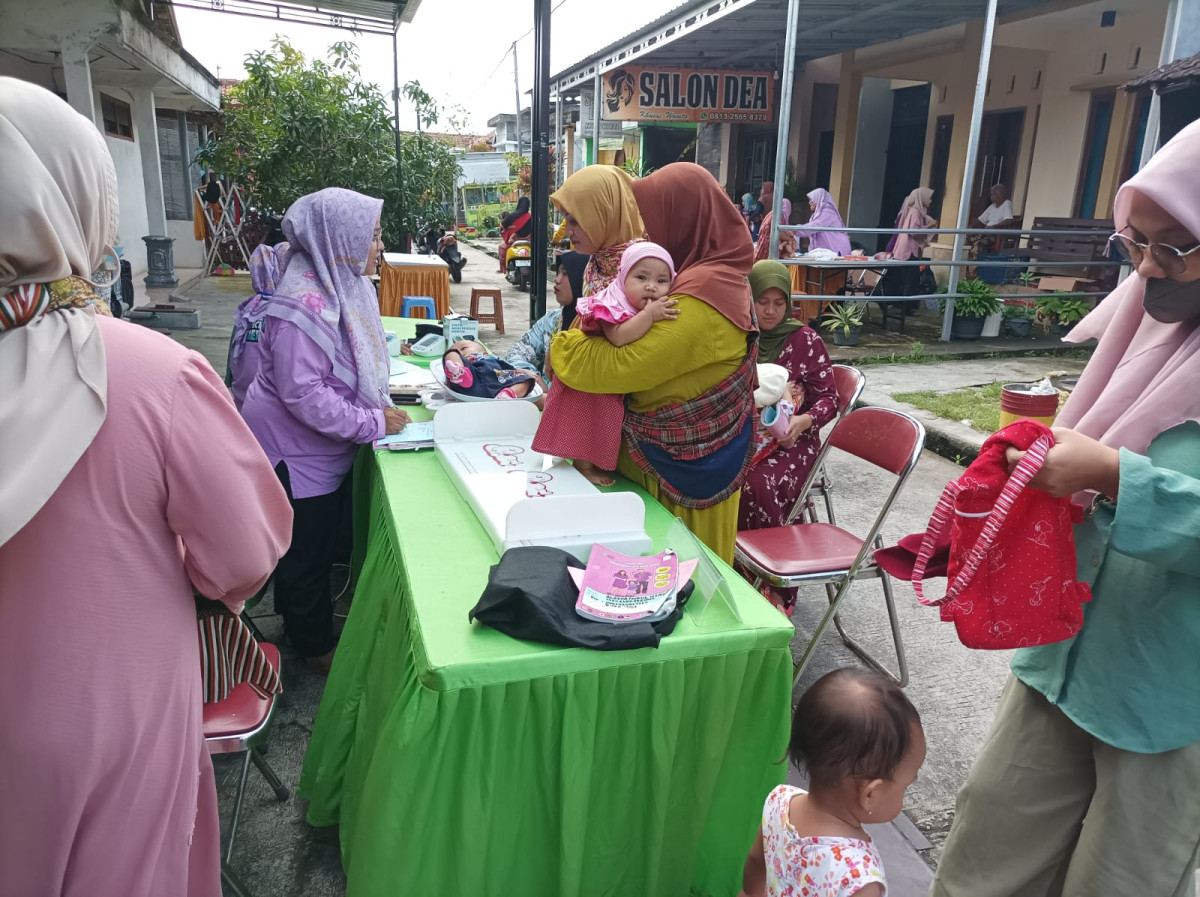 Kegiatan Posyandu ILP Balita Melati I (Satu) dan Pemberian Vitamin A Bagi Balita Bulan Februari 2025