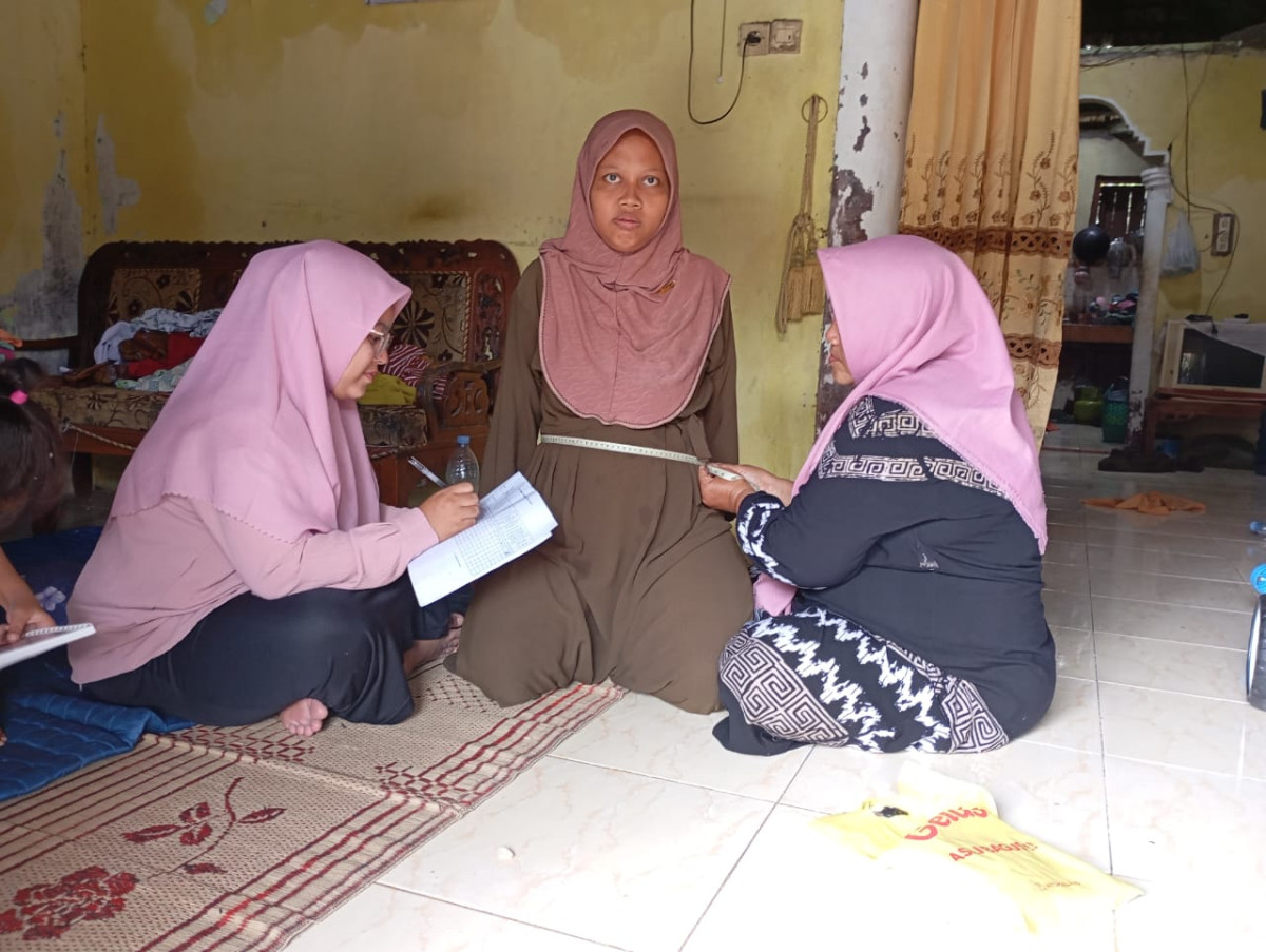 Kunjungan Tim Pendamping Keluarga (TPK) RW 02 Ibu Hamil Bulan Februari 2025