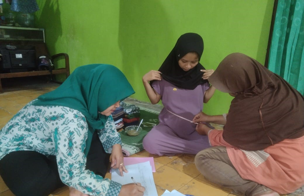 Kunjungan Tim Pendamping Keluarga (TPK) RW 04 Ibu Hamil Bulan februari 2025