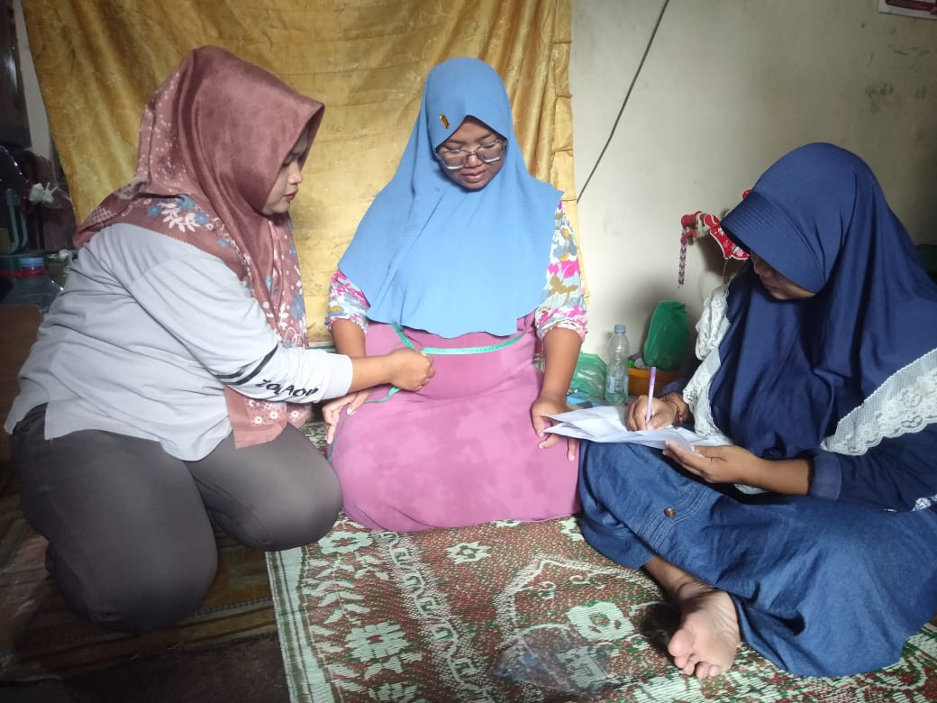 Kunjungan Tim Pendamping Keluarga (TPK) RW 08 Ibu Hamil Bulan februari 2025