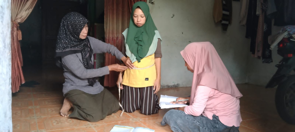 Kunjungan Tim Pendamping Keluarga (TPK) RW 01 Ibu Hamil Bulan Februari 2025