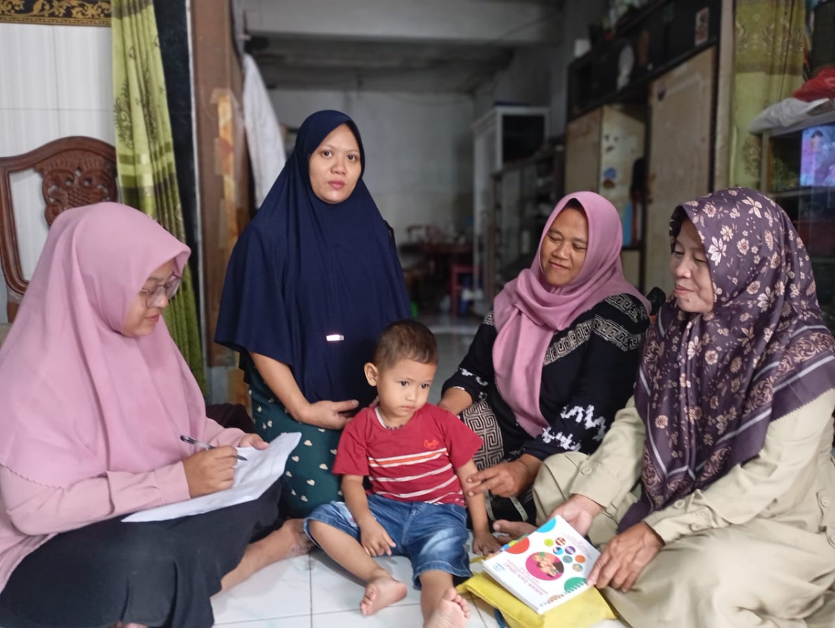 Kunjungan Tim Pendamping Keluarga (TPK) RW 02 Pasca Salin Bulan Februari 2025