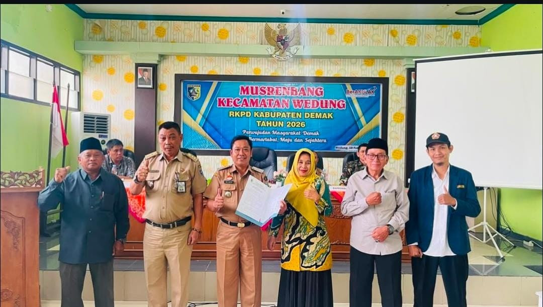 MUSRENBANG KECAMATAN WEDUNG RKPD KABUPATEN DEMAK TAHUN 2026 (Mewujudkan Masyarakat Demak Bermartabat, Maju, dan Sejahtera)
