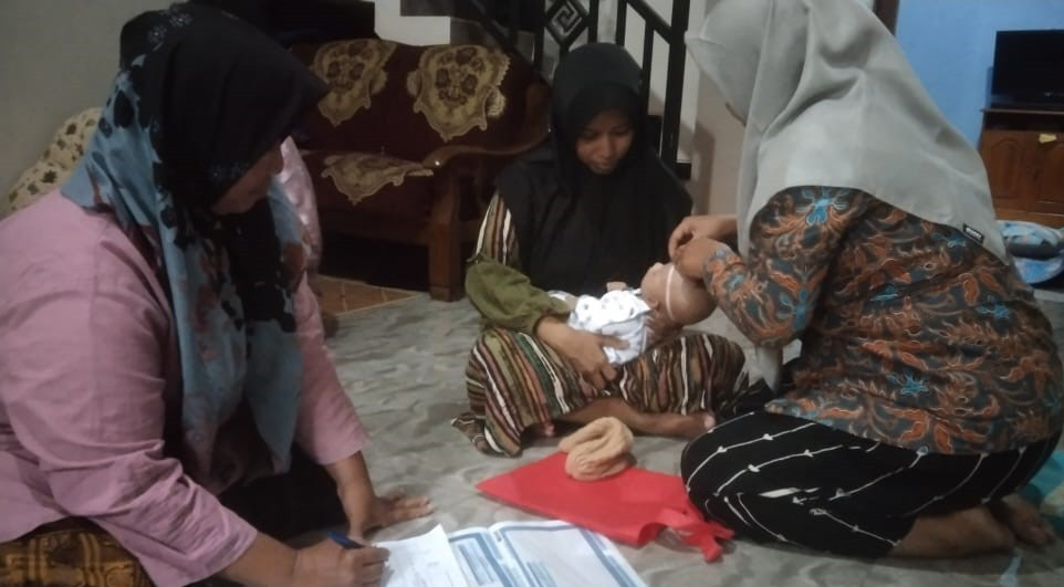 Kunjungan Tim Pendamping Keluarga (TPK) Baduta  RW 004 Bulan Maret 2025