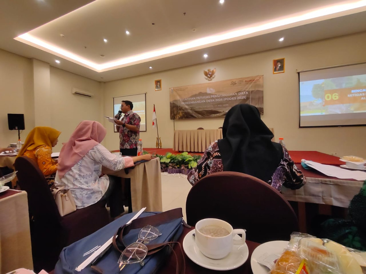 pelatihan Petugas Pemutahiran Data Perkembangan Desa 2025 (PODES 2025)