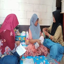 Kunjungan Tim Pendamping Keluarga (TPK) Baduta 0-24 Bulan,  Bulan April 2025