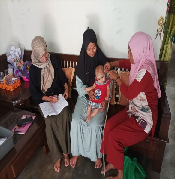 Kunjungan Tim Pendamping Keluarga (TPK) Baduta 0-24 Bulan,  Bulan Maret 2025