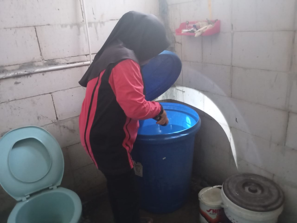 Kegiatan Pemberantasan Sarang Nyamuk (PSN) di RW 03 Bulan Juli 2025