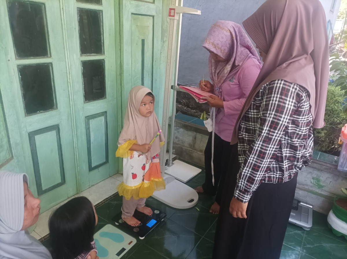 Kegiatan Posyandu ILP Balita Melati I (Satu) dan Bulan Juli 2025