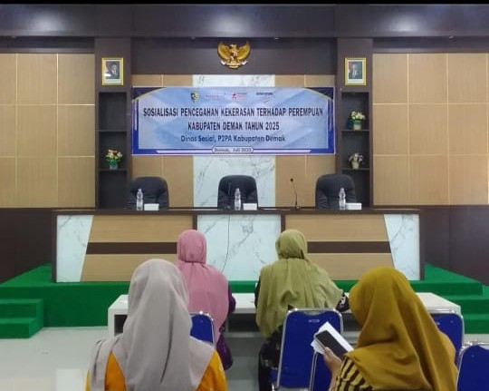 Sosialisasi Pencegahan Kekerasan Terhadap Perempuan Kabupaten Demak Tahun 2025 Dinas Sosial P2PA