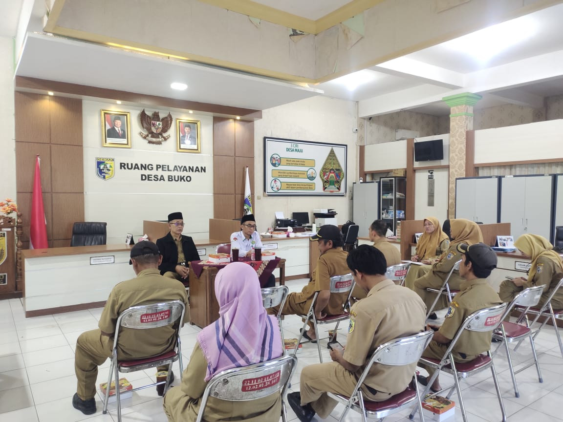 Musyawaroh Berssama Perangkat Desa Bersama BPD Desa Buko Kecamatan Wedung Kabupaten Demak