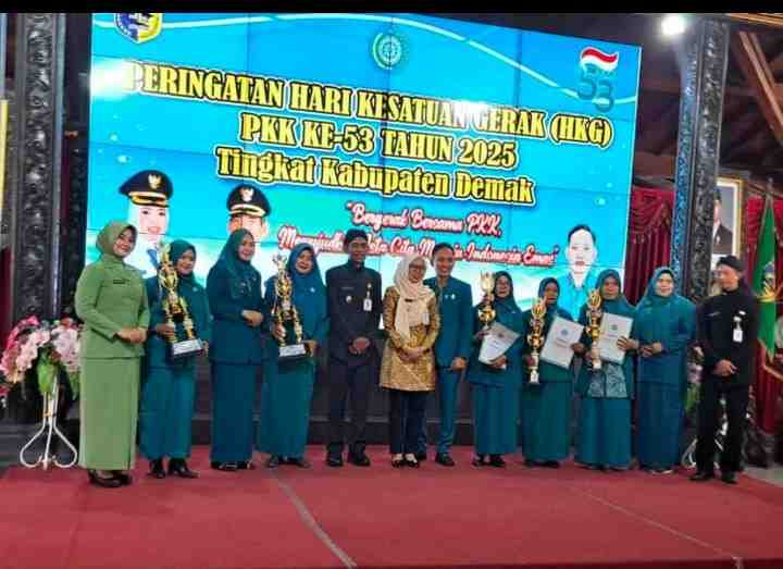 Peringatan Hari Kesatuan Gerak (HKG) PKK Ke-53 Tahun 2025 Tingkat Kabupaten Demak