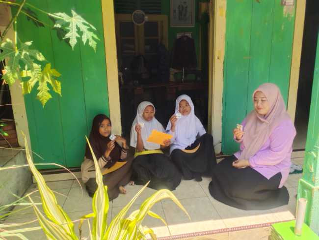 Edukasi Kepada Remaja Untuk Minum Tablet Tambah Darah Seminggu 1 kali untuk menjaga Kesesahatan Di Melati II (Dua) Bulan Agustus  Tahun 2025