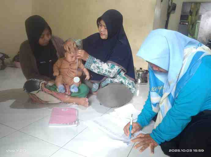 Edukasi Kepada Ibu Balita Untuk Memberikan Makanan Yang Bergizi di RW 04 Desa Buko Kecamatan Wedung