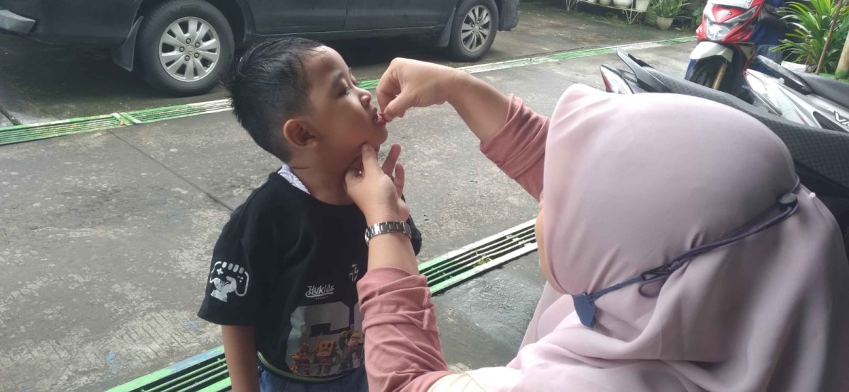 Kegiatan Posyandu ILP Balita Melati II (Dua) dan Pemberian Vitamin A dibulan Februari Tahun 2026