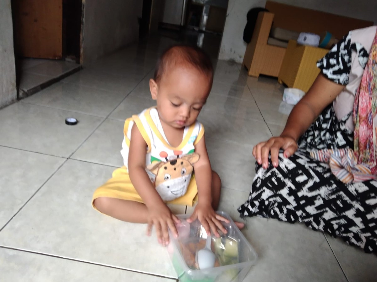 Hari Ke- 55 Pendampingan Balita dalam Penanganan Stunting melalui Edukasi, PMT, dan Pemantauan Tumbuh Kembang Melalui Program GENTING oleh TPK Desa Buko