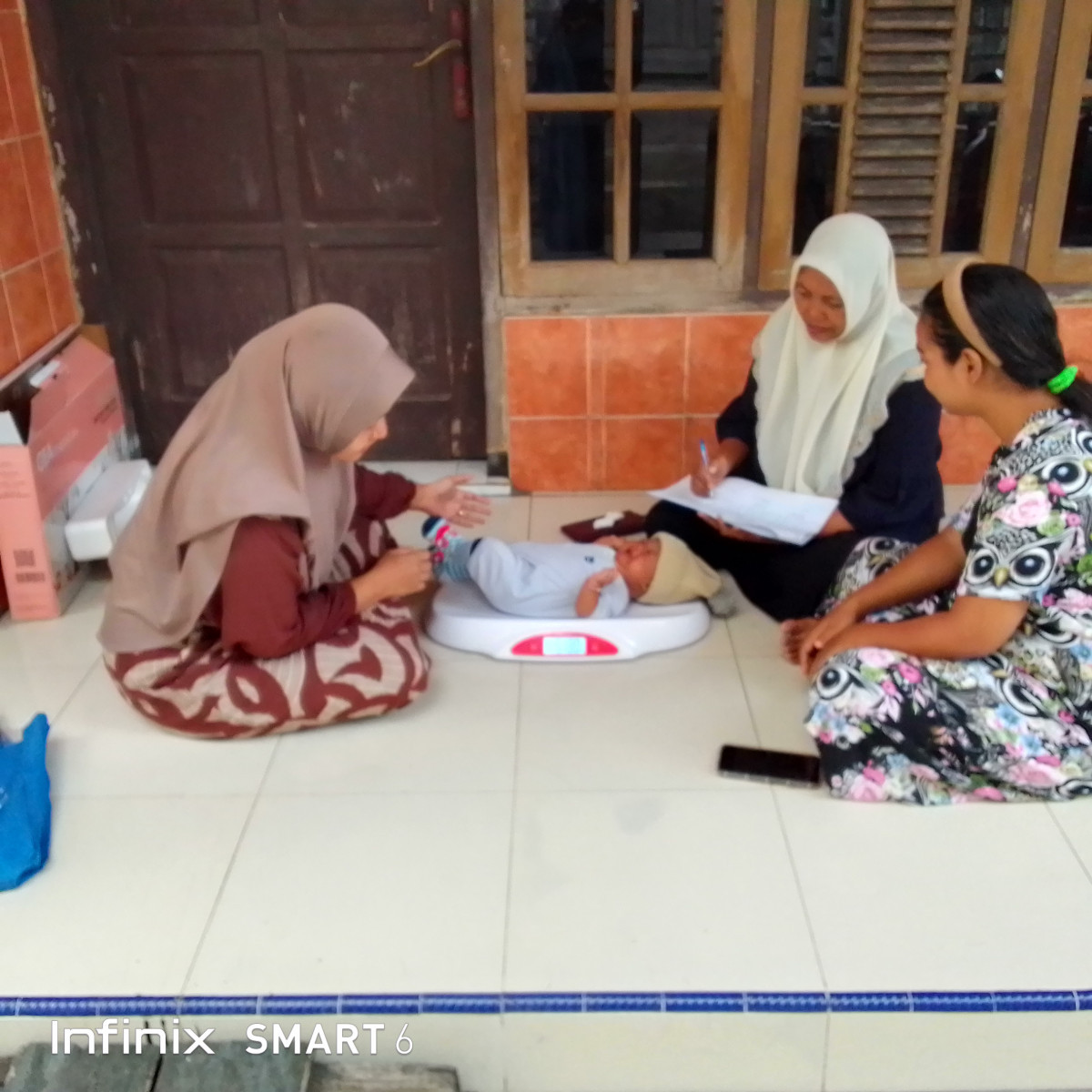 Kunjungan  baduta oleh TPK desa mandung
