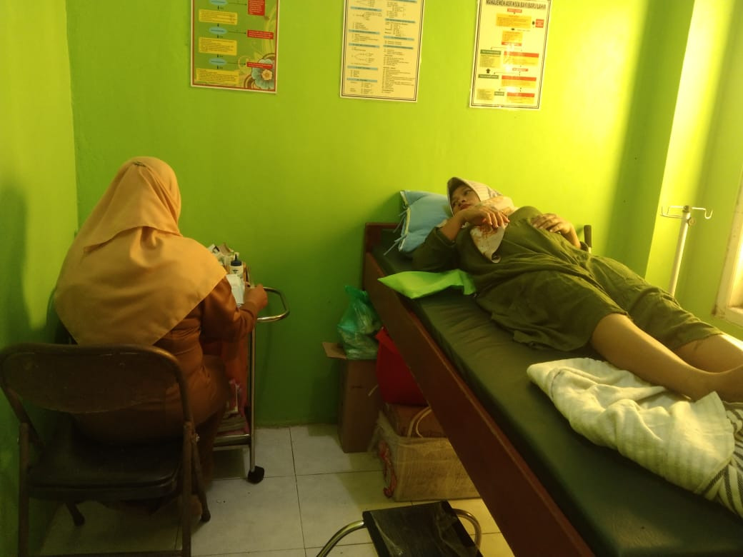 Pemeriksaan bumil dipkd mandung