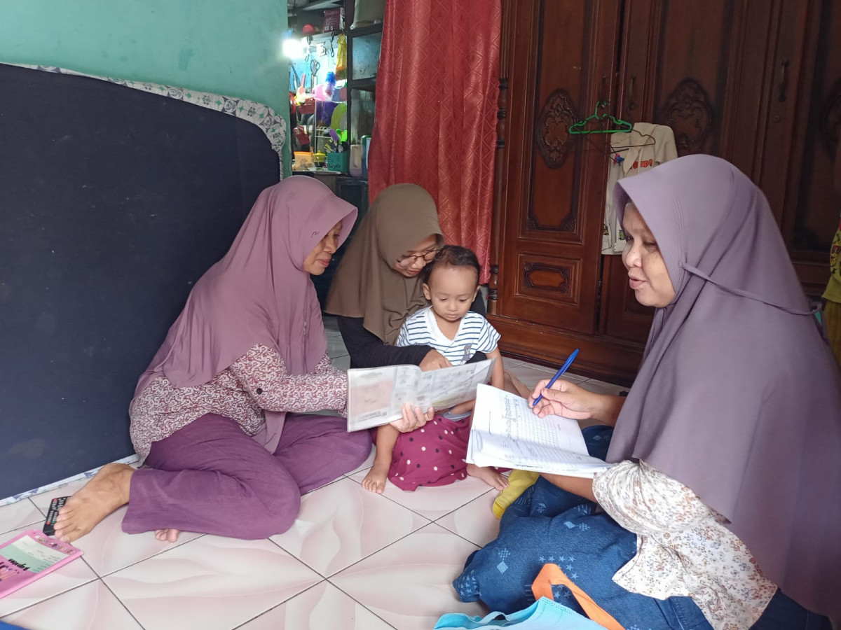 Kunjungan baduta oleh tim TPK