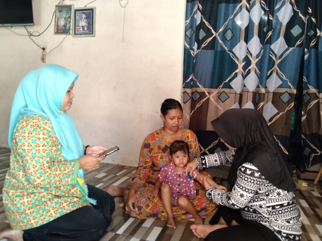 Kunjungan rumah pada balita gizi kurang