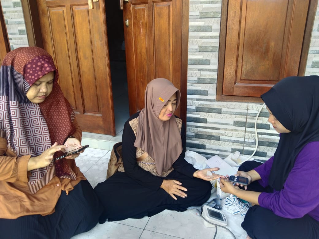 Kunjungan rumah pasien DM