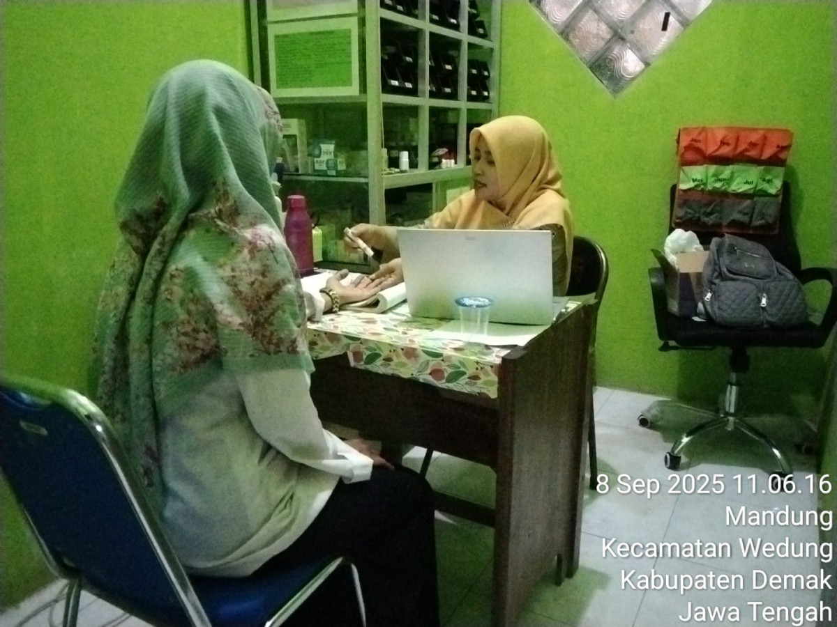Pemeriksaan cholesterol di pkd