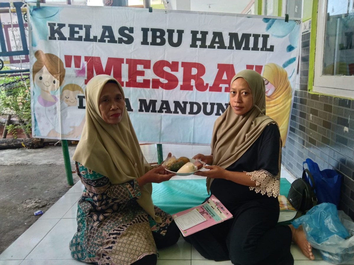 Pemberian PMT pada bumil