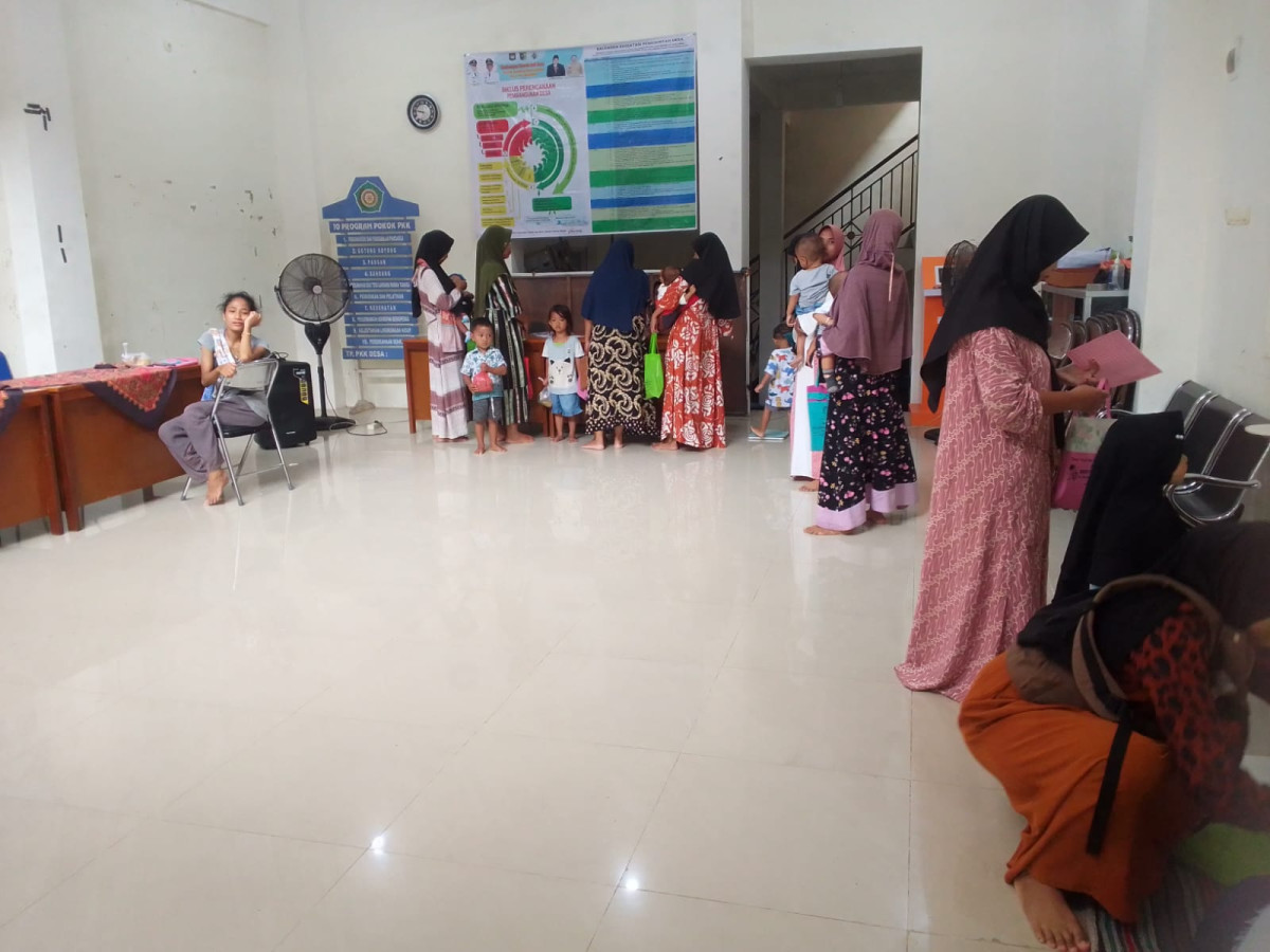 Posyandu desa mandung