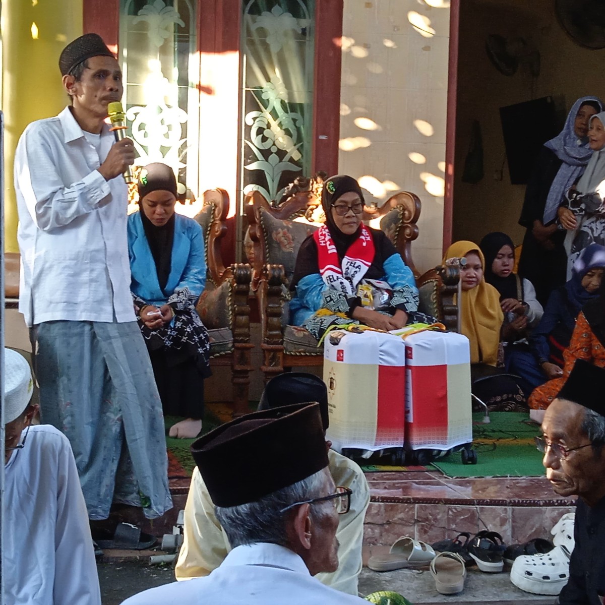 Khurmat keberangkatan haji desa Mandung