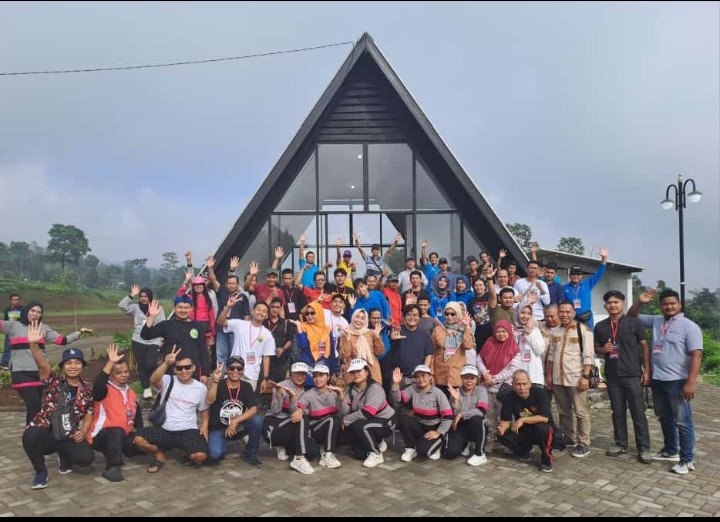 Senam bersama dires area desa getas