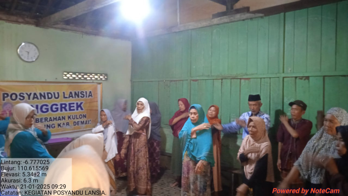 kegiatan Posyandu lansia